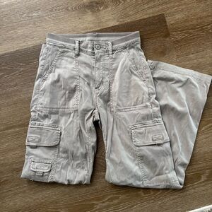 AE Dreamy Drape Stretch Cargo Super High-Waisted Baggy Wide-Leg Pant